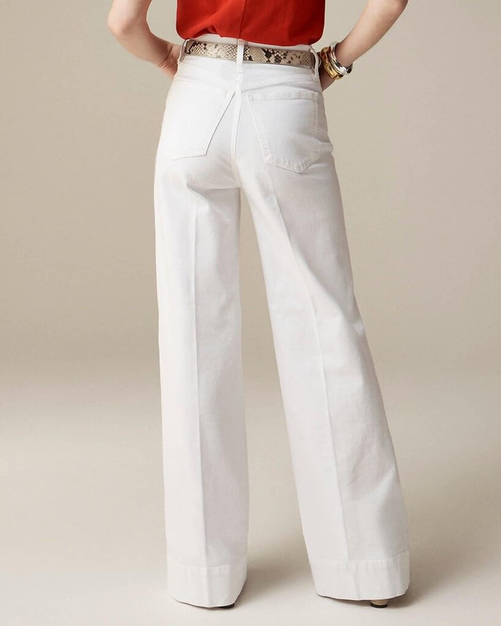 J Crew Wide-leg Denim Trouser - Size 30