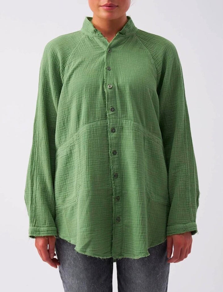 Free People Summer Daydream Top in Cool Moss - Size XS