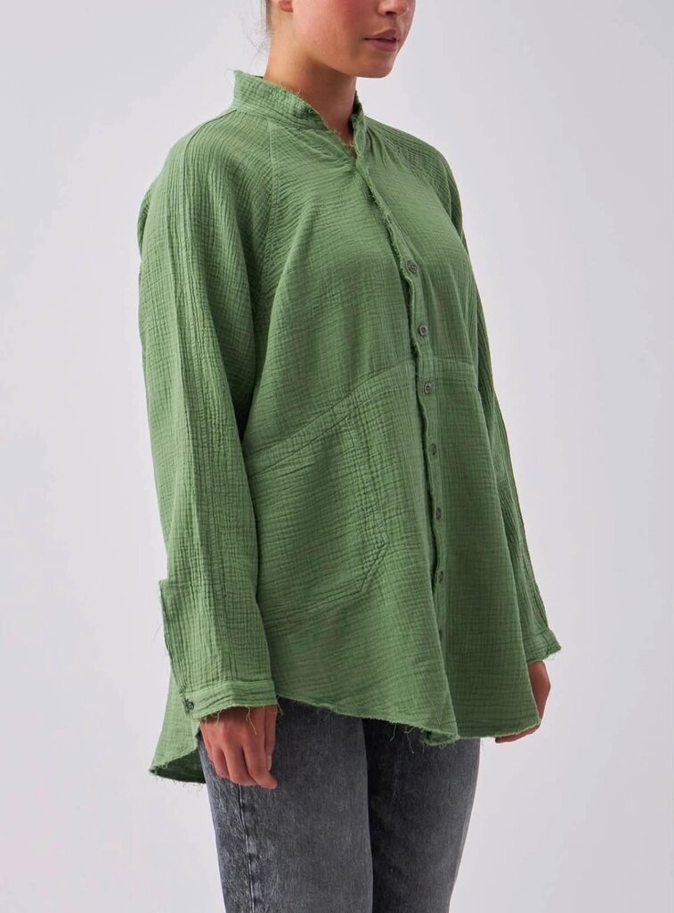 Free People Summer Daydream Top in Cool Moss - Size XS