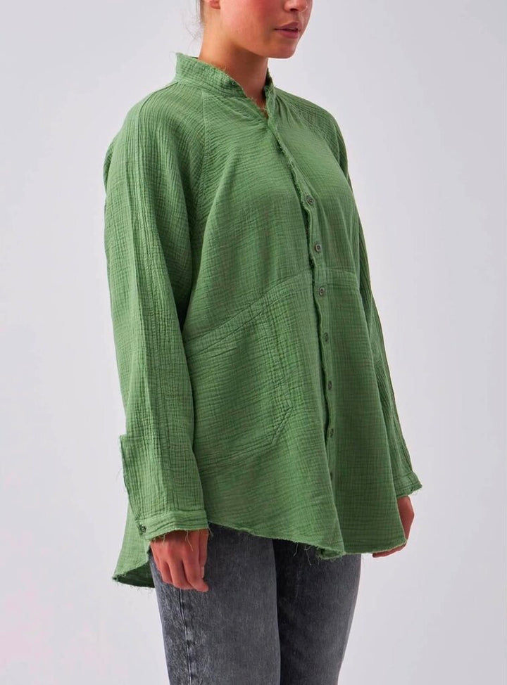 Free People Summer Daydream Top in Cool Moss - Size XS