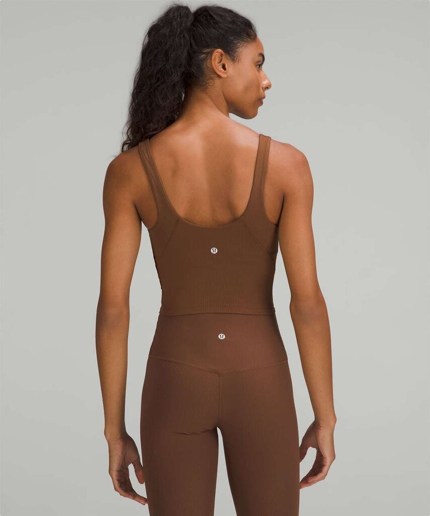 Lululemon Align Ribbed Tank Top in Roasted Brown - Size 12