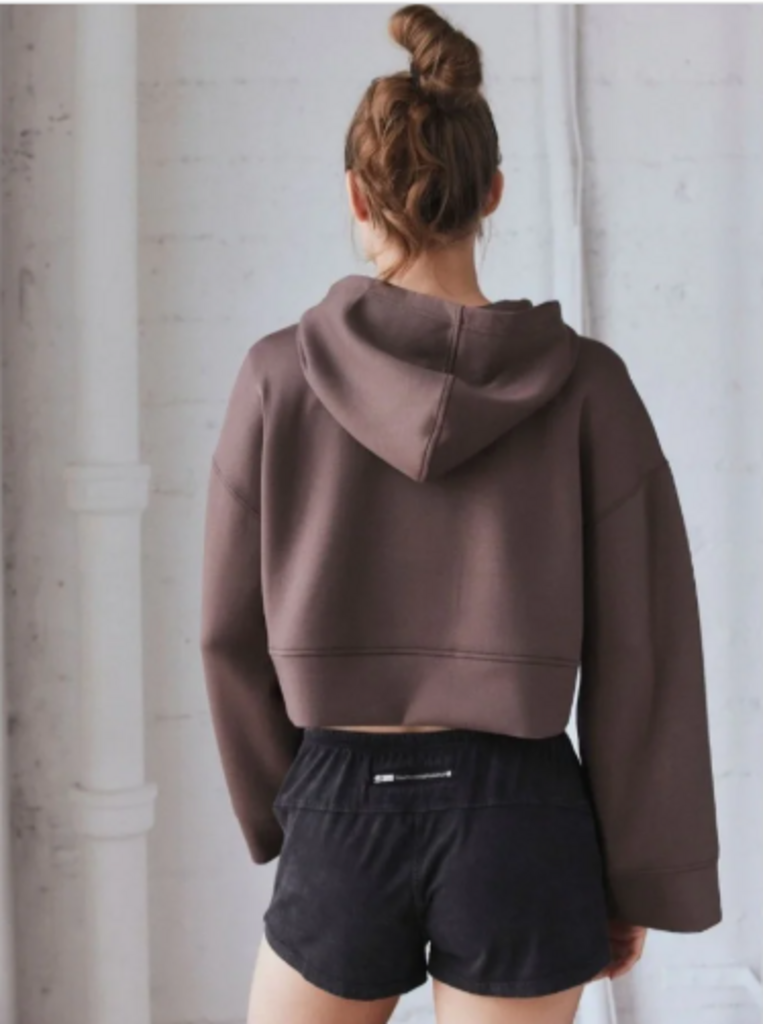 Free People Movement Playing Games Hoodie in Driftwood - Size Small