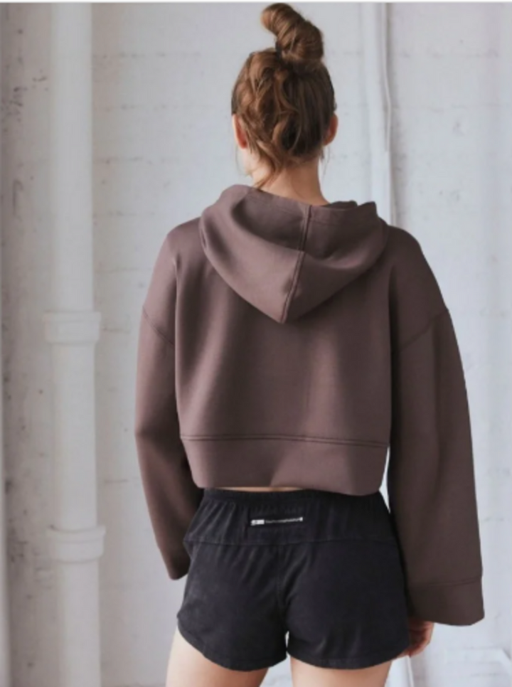 Free People Movement Playing Games Hoodie in Driftwood - Size Small