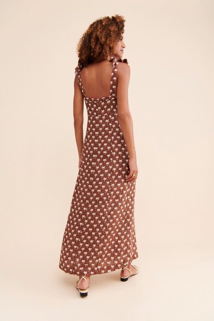 Faherty Kendall Palm Tree Dress - Size XS