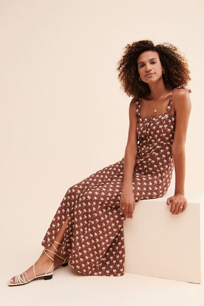 Faherty Kendall Palm Tree Dress - Size XS
