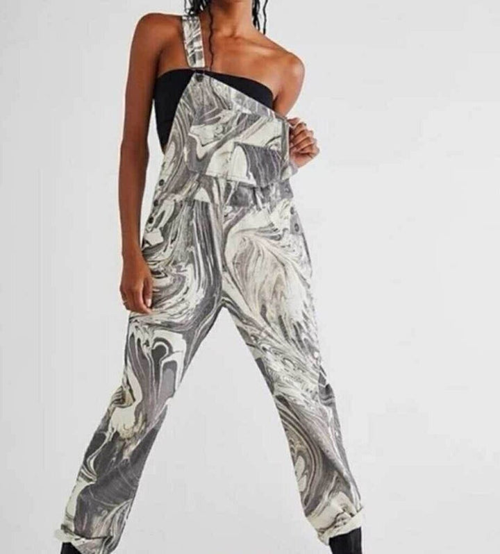 We The Free Ziggy Printed Overalls - Size XS