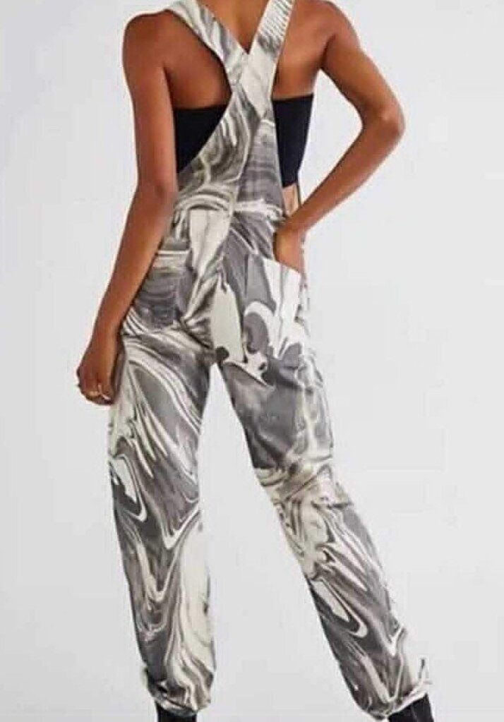 We The Free Ziggy Printed Overalls - Size XS