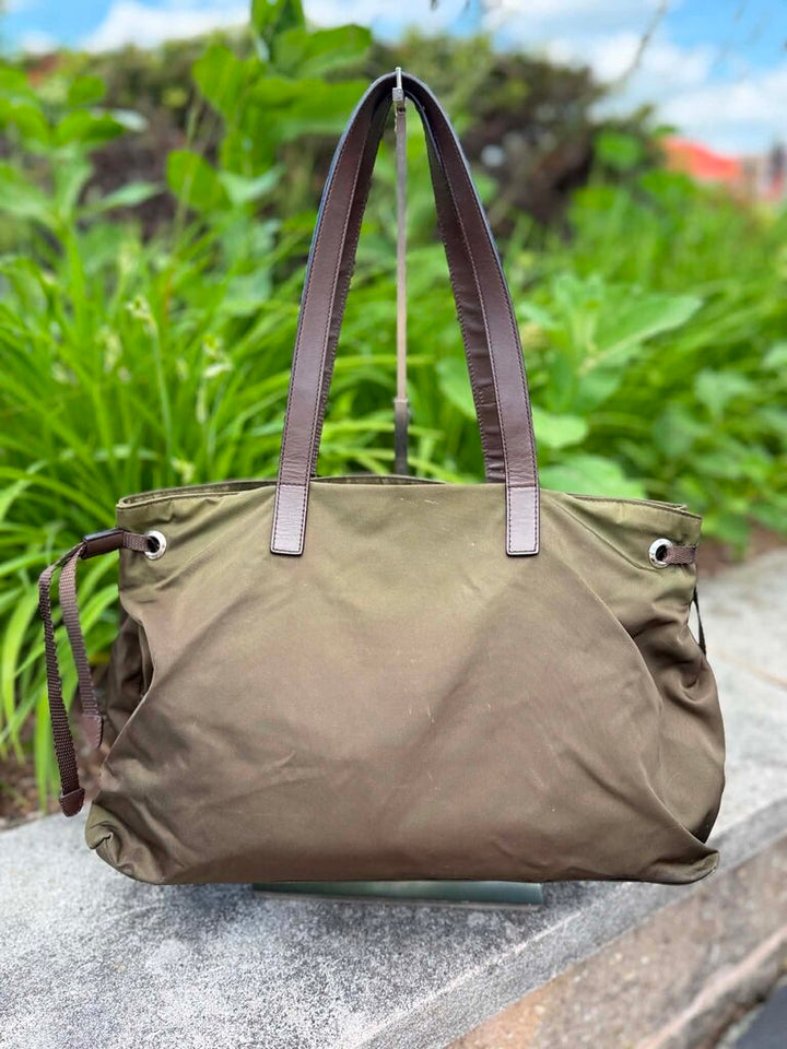 Prada Nylon Shoulder Tote