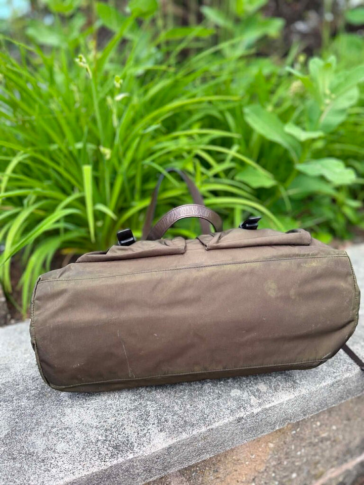 Prada Nylon Shoulder Tote