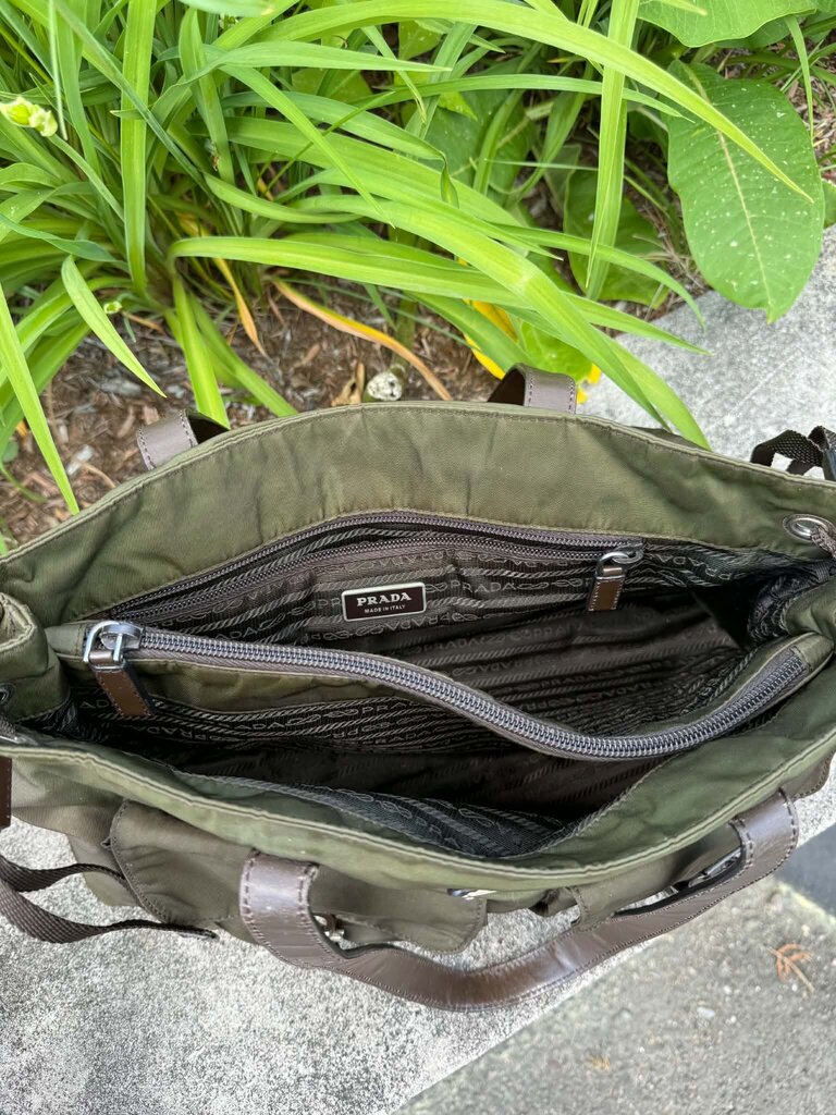 Prada Nylon Shoulder Tote
