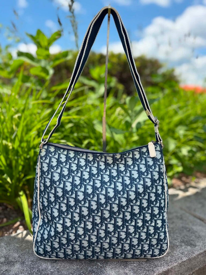 Christian Dior Trotter Canvas Messenger Bag