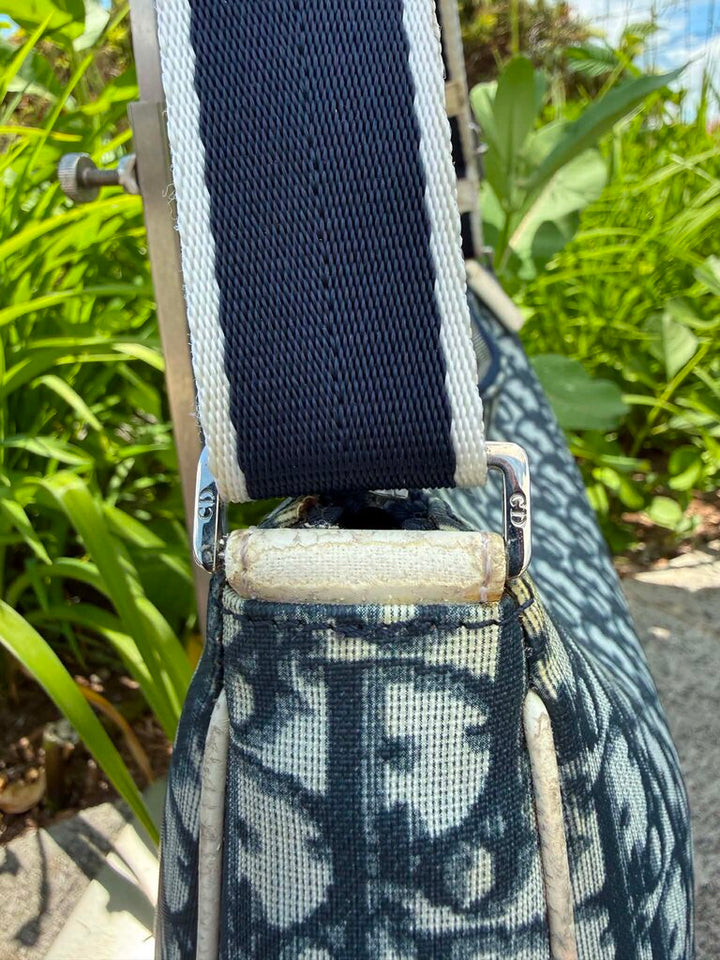 Christian Dior Trotter Canvas Messenger Bag