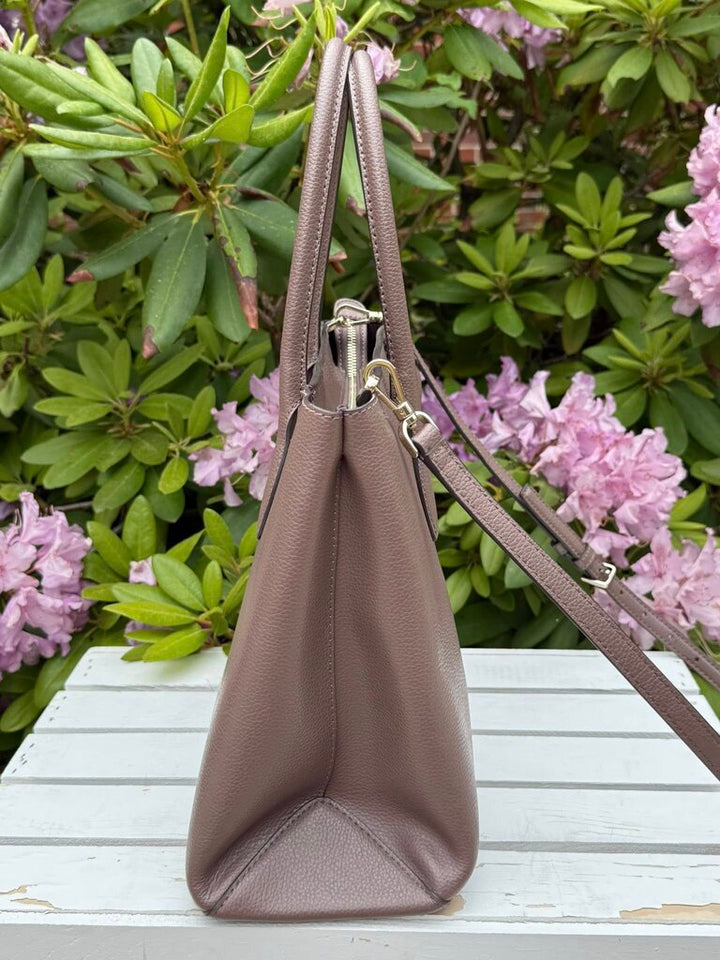 Kate Spade Eva Pebble Leather Satchel