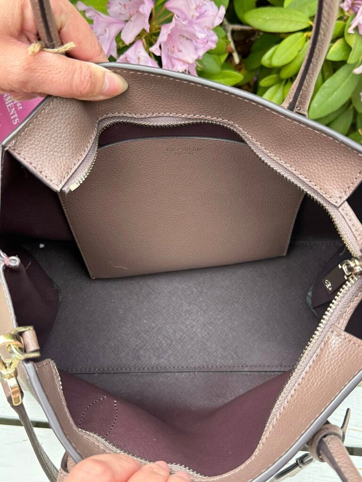 Kate Spade Eva Pebble Leather Satchel