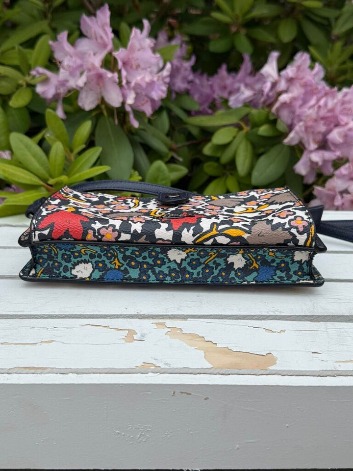 Coach Mixed Yankee Floral Wallet Crossbody