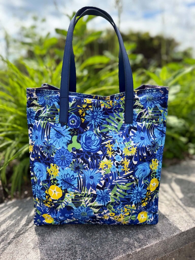 Prada Tessuto Stampato Floral Tote