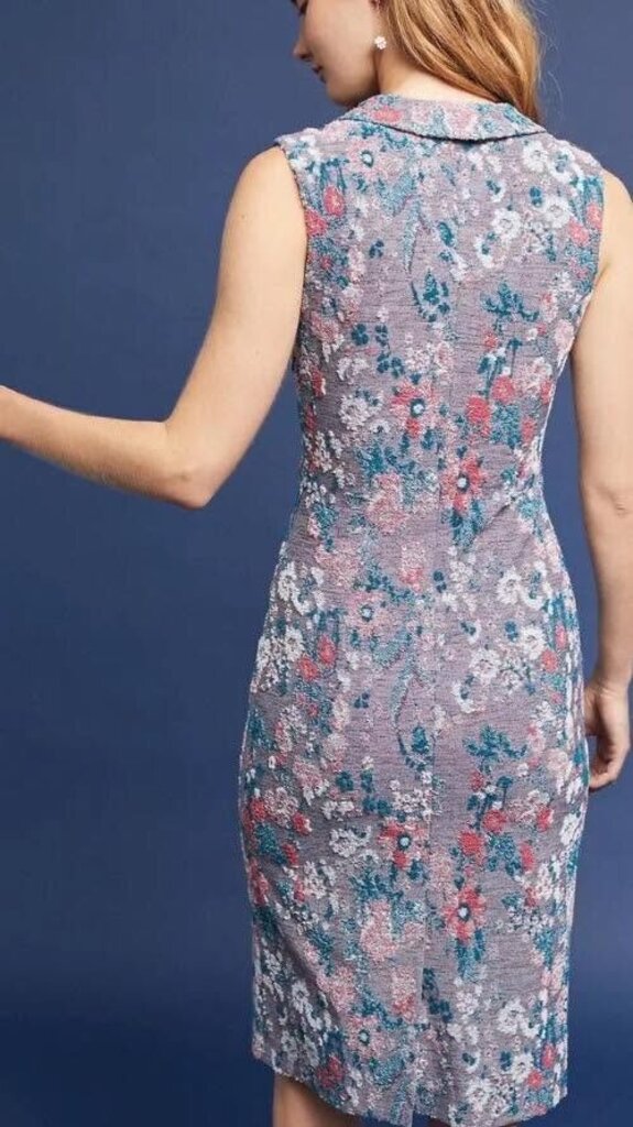Maeve Jacquard Floral Dress - Size 6