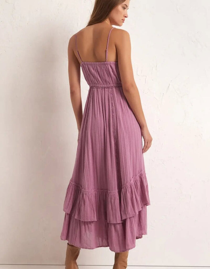 Z Supply Rose Maxi Dress in Orchid - Size Medium (Retails for $129)