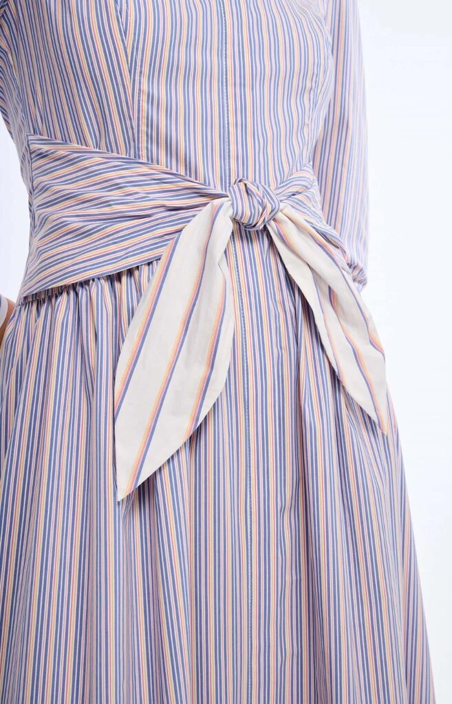 Shoshanna Clarice Midi Shirt Dress in French Blue - Size 8