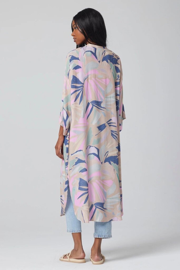 Saltwater Luxe Pastel Waves Banks Midi Robe - Size XS (Retails for $118)