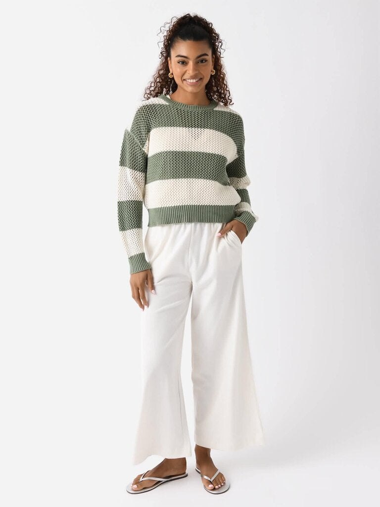 Z Supply Broadbeach Stripe Sweater - Size XS