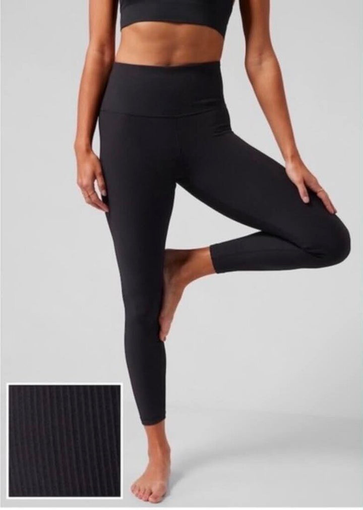 Athleta Elation Rib Ultra High Rise Tight Leggings - Size Medium