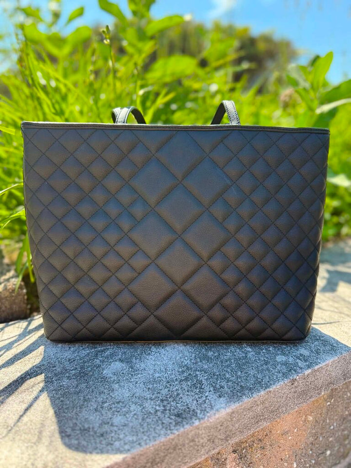 Love Moschino Quilted Tote