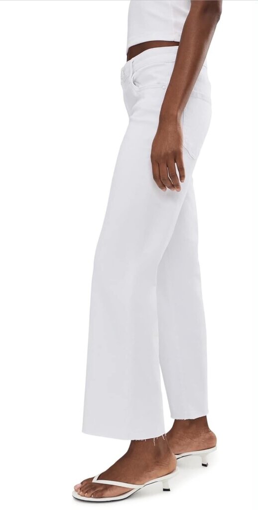 Kut From The Kloth High Rise Kelsey Fab Ab Ankle Flare White Jeans - Size 4