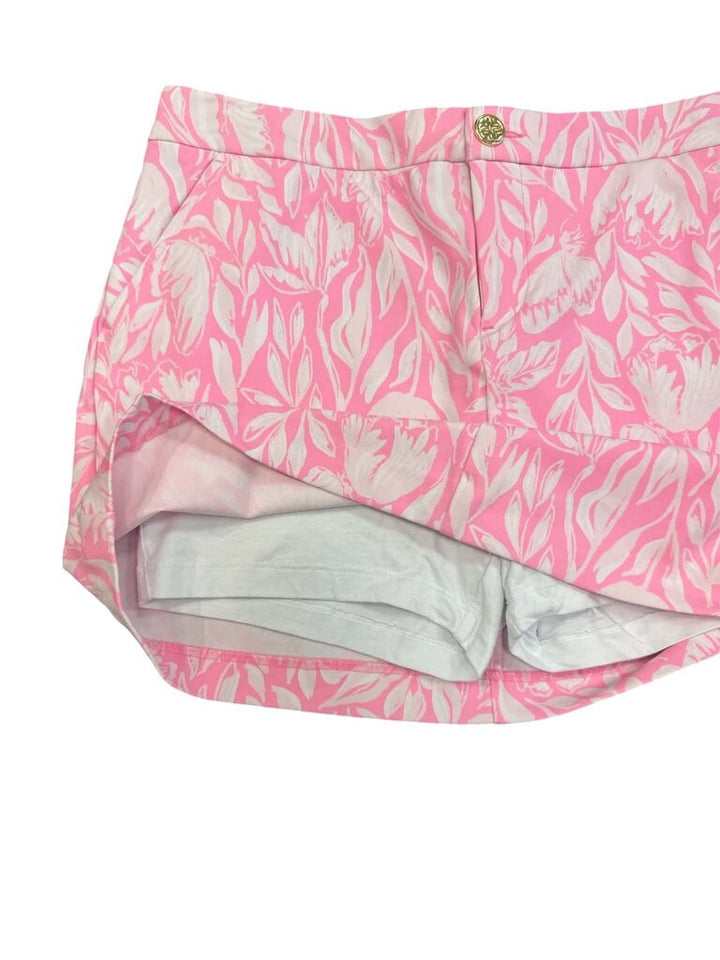 Lilly Pulitzer Colette Skort In Rousseau Pink Tulip To Tango - Size 6
