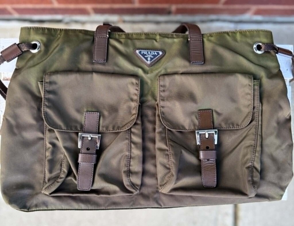 Prada Nylon Shoulder Tote