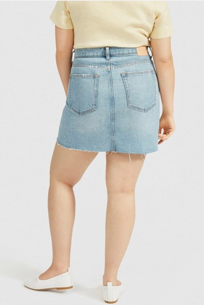 Everlane The Reconstructed Denim Skirt - Size 26