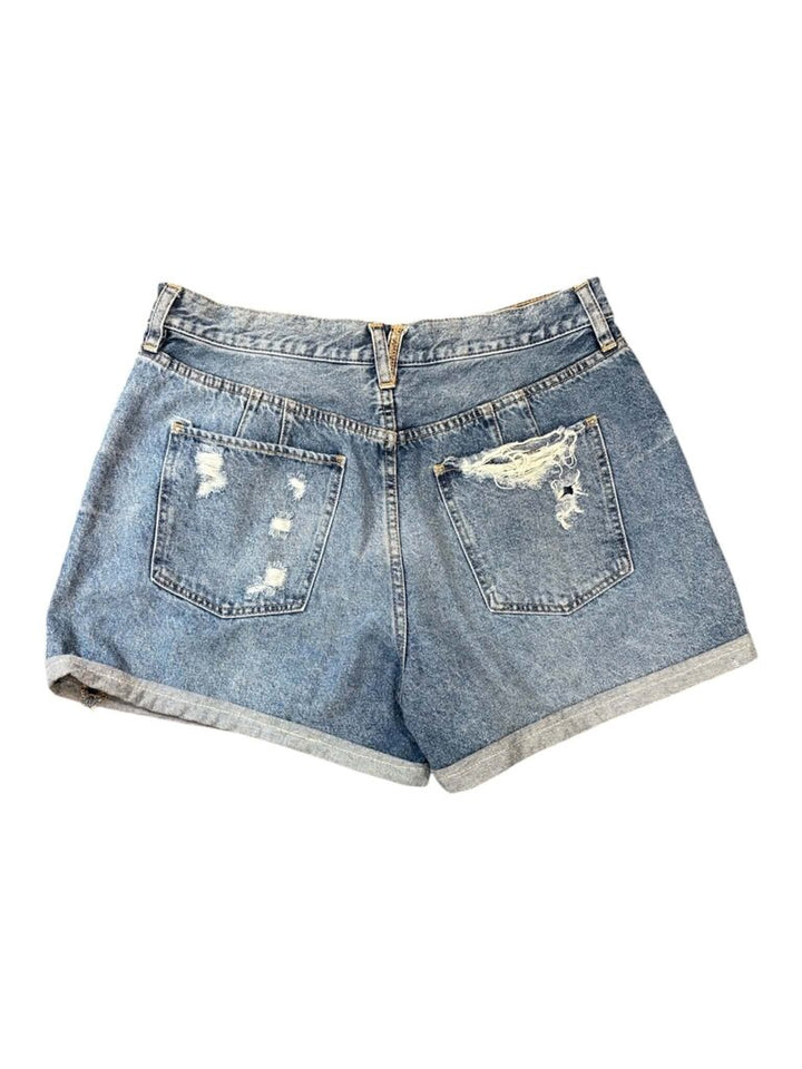 We The Free Distressed Curvy Denim Shorts - Size 30