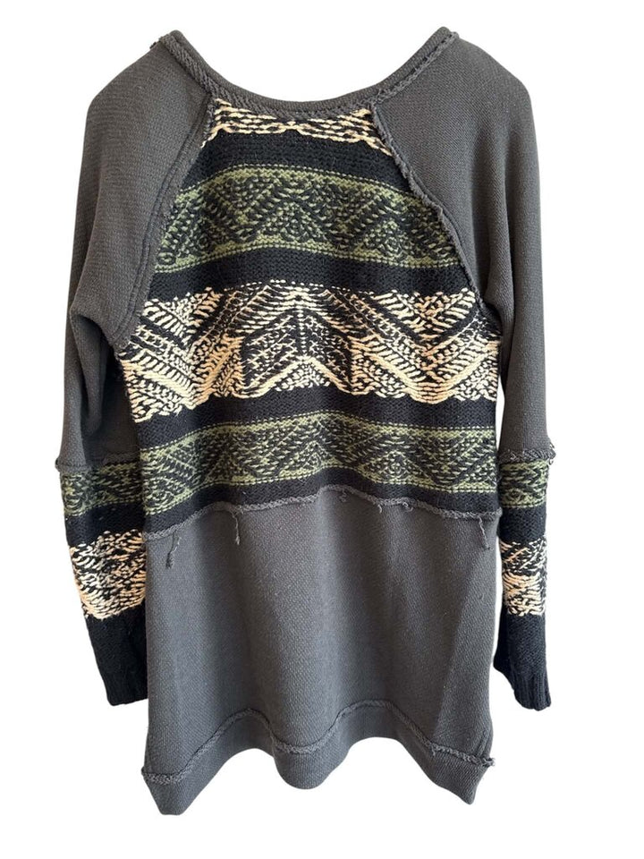 Free People Oversized Distressed Sweater - Size Small