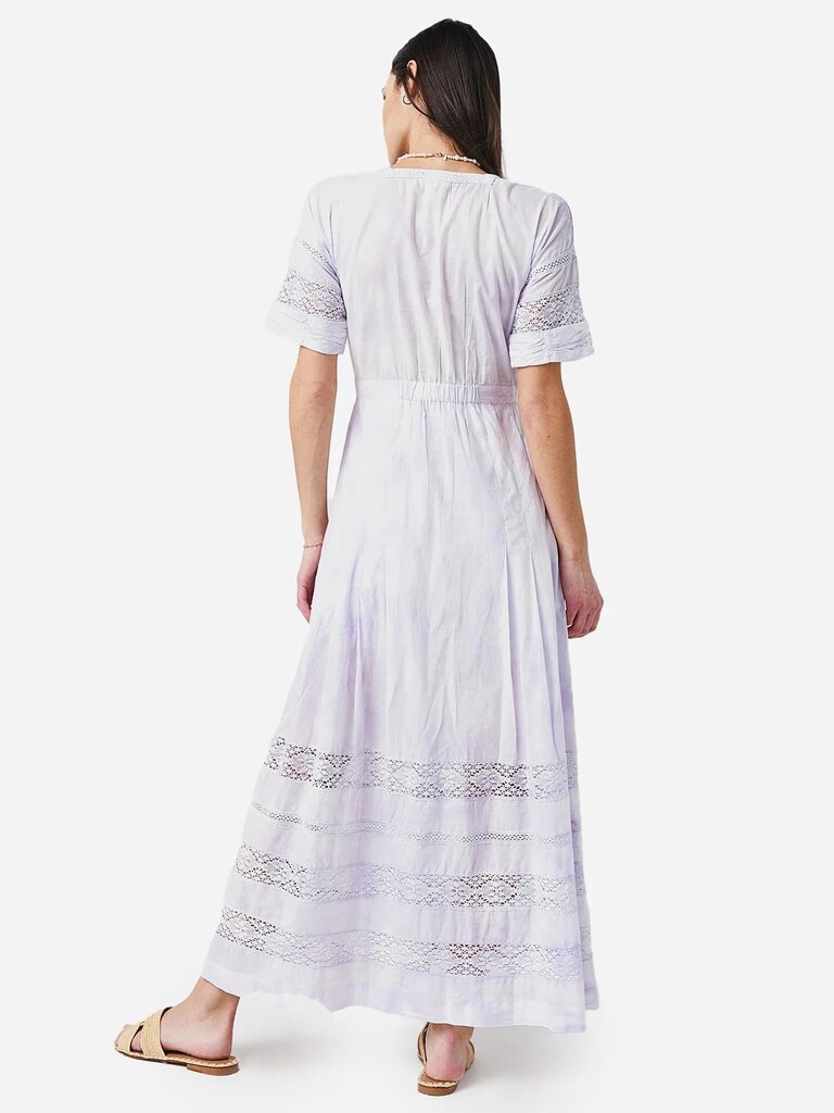Love Shack Fancy Edie Dress in Purple - Size Large