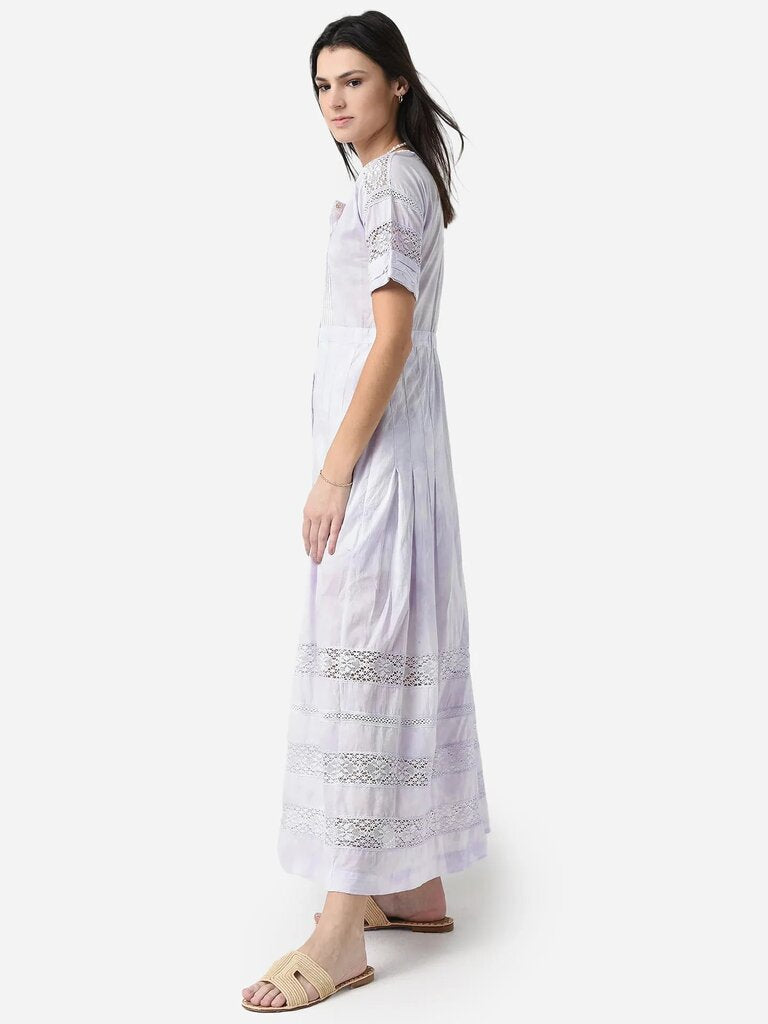 Love Shack Fancy Edie Dress in Purple - Size Large