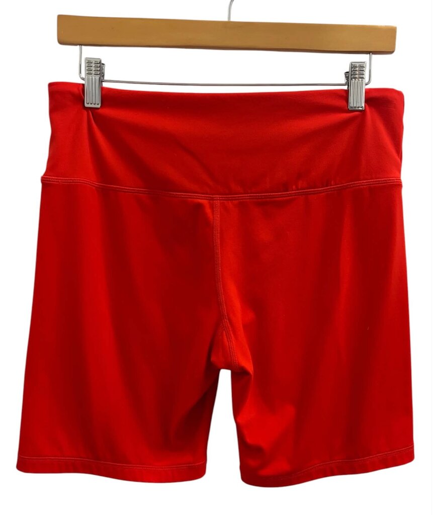 Tory Burch Biker Shorts In Red - Size Large
