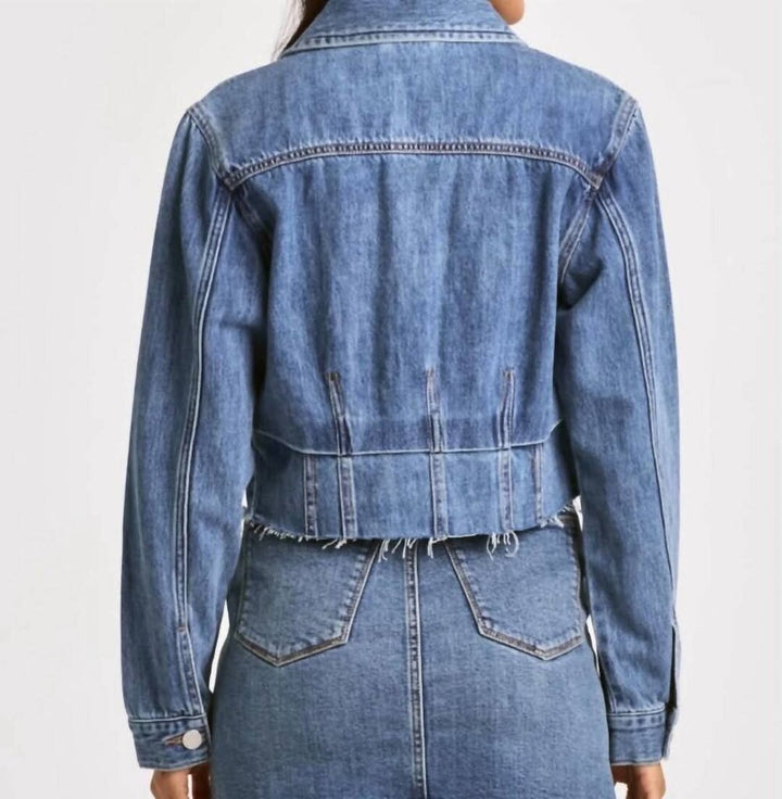 Dear John Cut Off Denim Jacket - Size Small
