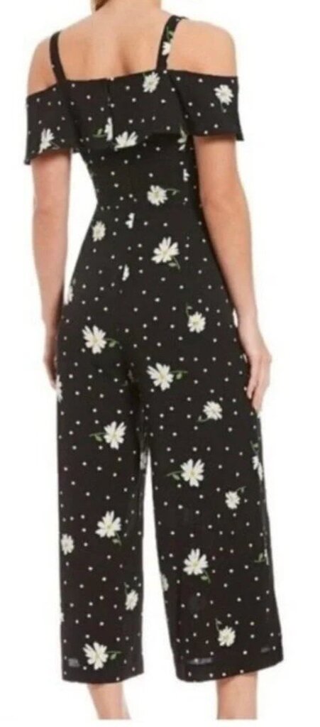 Karl Lagerfeld Black Daisy Jumpsuit (Retails for $150) - Size 6