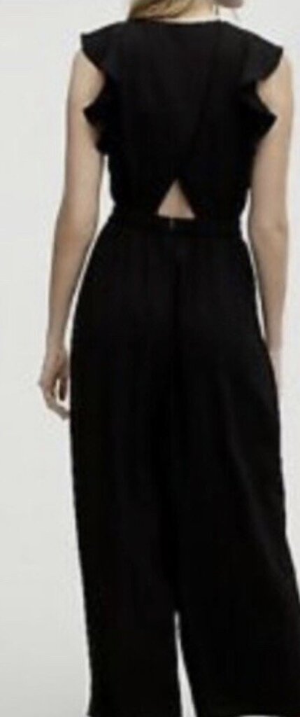 J Crew Sleeveless Ruffle Jumpsuit - Size 6