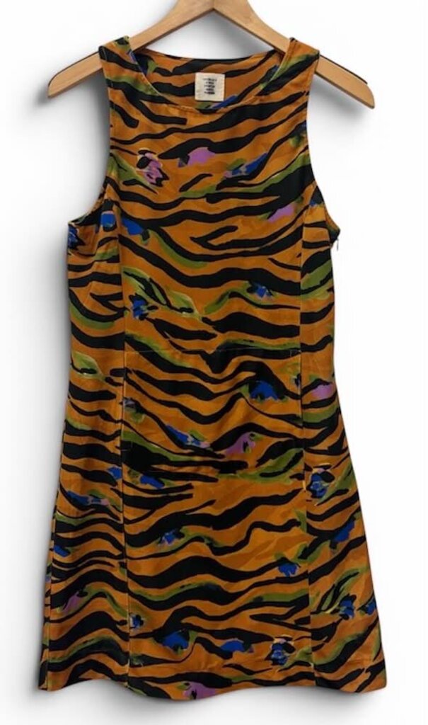 Aldo Martins Tiger Print Mini Dress - Size Small