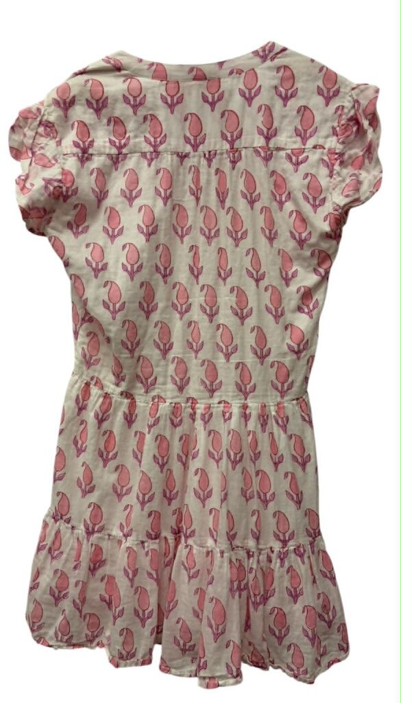 Oliphant Cap-Sleeve Floral Mini Dress - Size Large