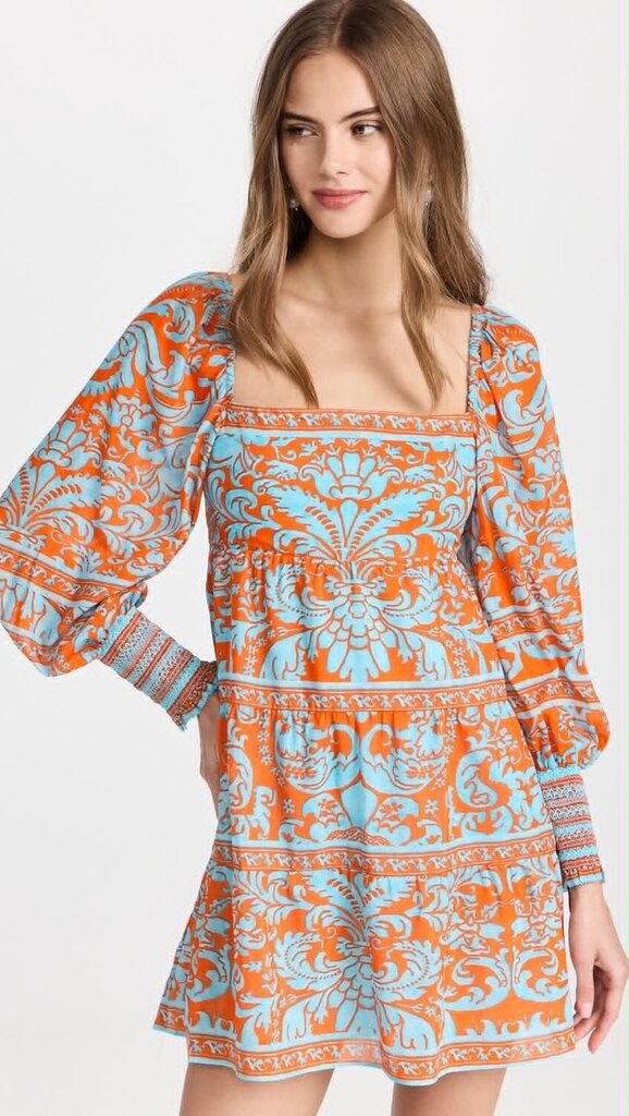 Alice + Olivia Rowen Babydoll Dress - Size Medium(Retails $495)