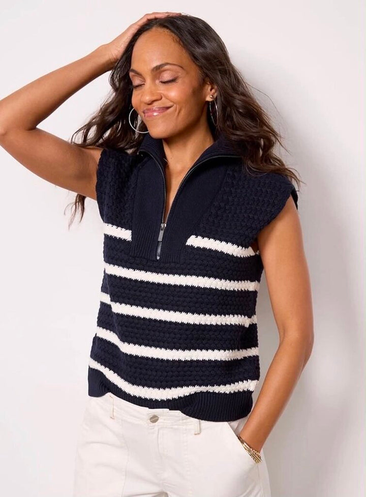 John + Jenn Benni Vest Knit Sleeveless Top - Size XS