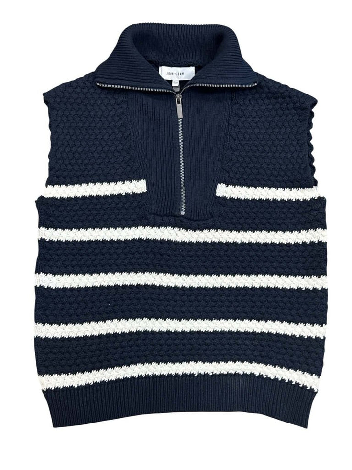 John + Jenn Benni Vest Knit Sleeveless Top - Size XS
