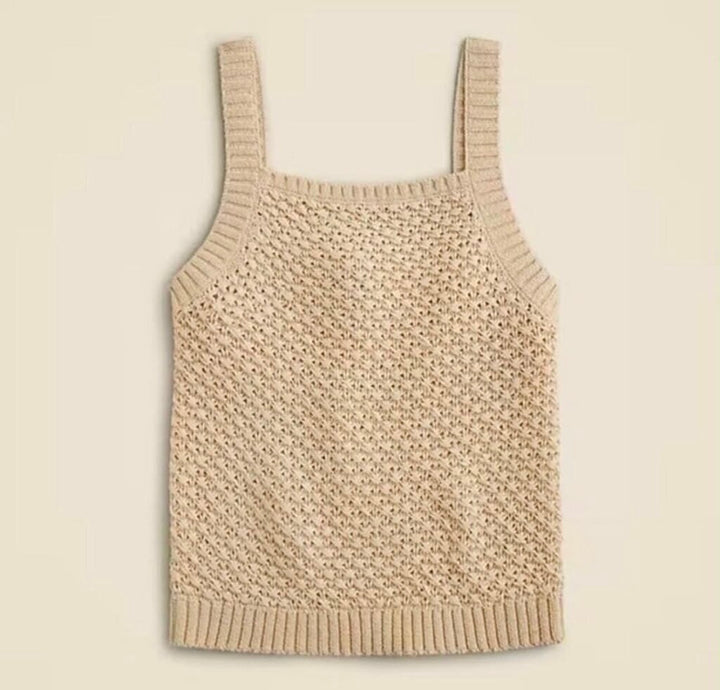 J Crew Basket Stitch Woven Sweater Tank - Size XS