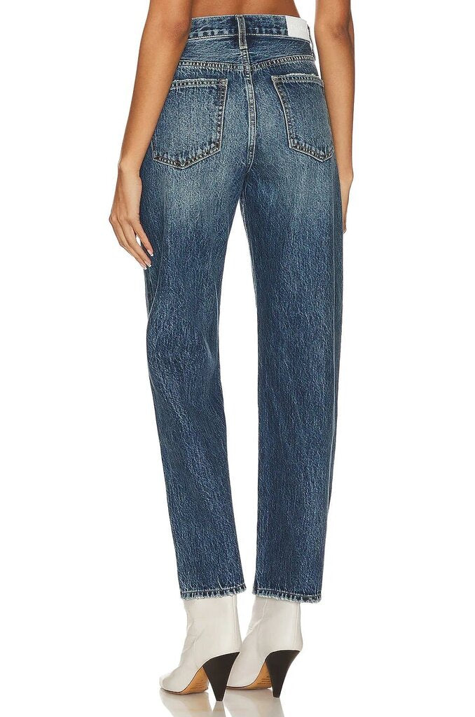 Pistola Lexi Mid Rise Relaxed Straight Jeans - Size 26(Retails $188)