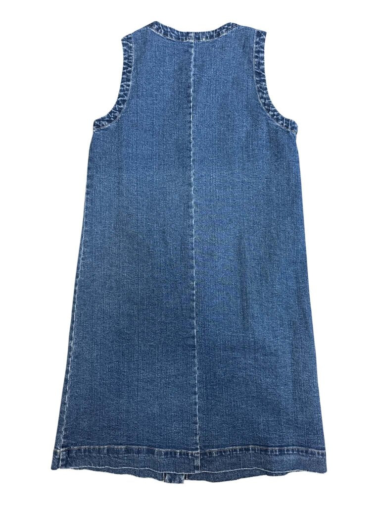 Evereve Sleeveless Denim Shift Dress - Size XS