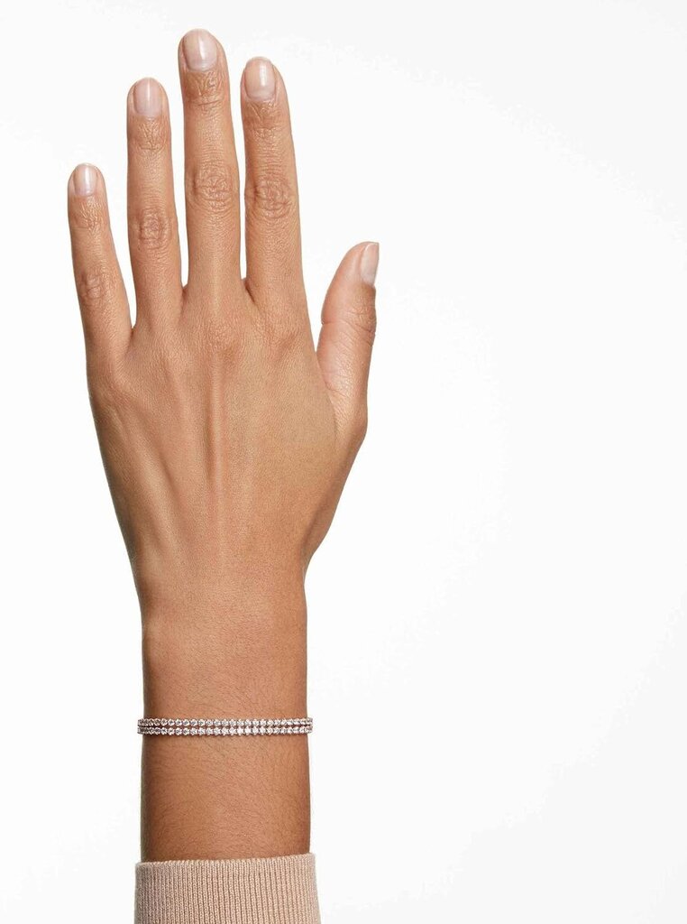 Swarvoski Matrix Tennis Soft Bracelet in Rose Gold