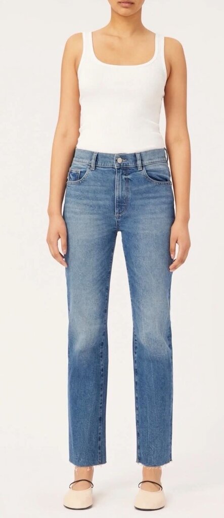 DL1961 Patti Straight 27" High Rise Vintage Ankle Jeans - Size 26