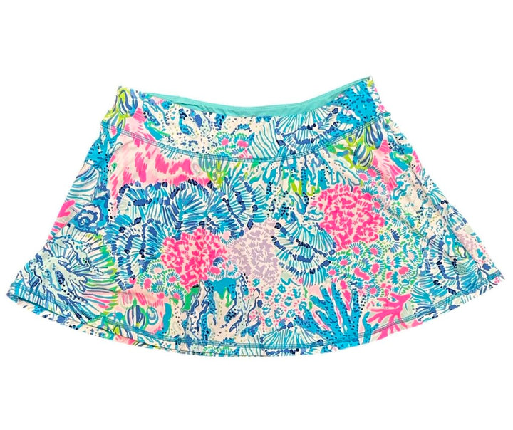Lilly Pulitzer Luxletic Skort In Sink Or Swim - Size Medium